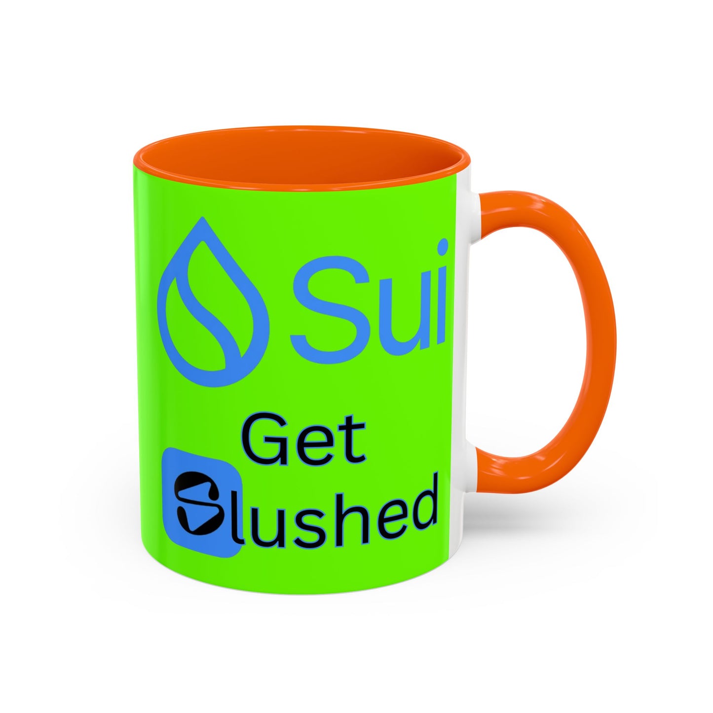 Sui: Get Slushed Green Accent Mug by cypherpunkgear.com