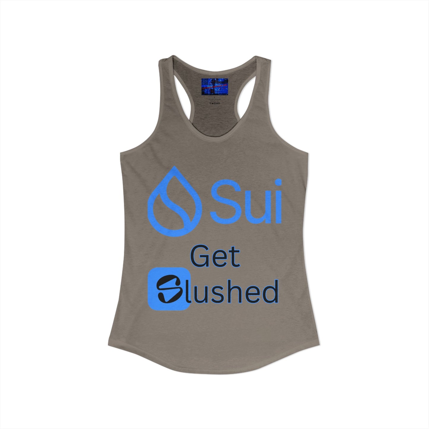 Sui: Get Slushed Women's Racerback Tank Top by cypherpunkgear.com