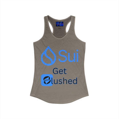 Sui: Get Slushed Women's Racerback Tank Top by cypherpunkgear.com