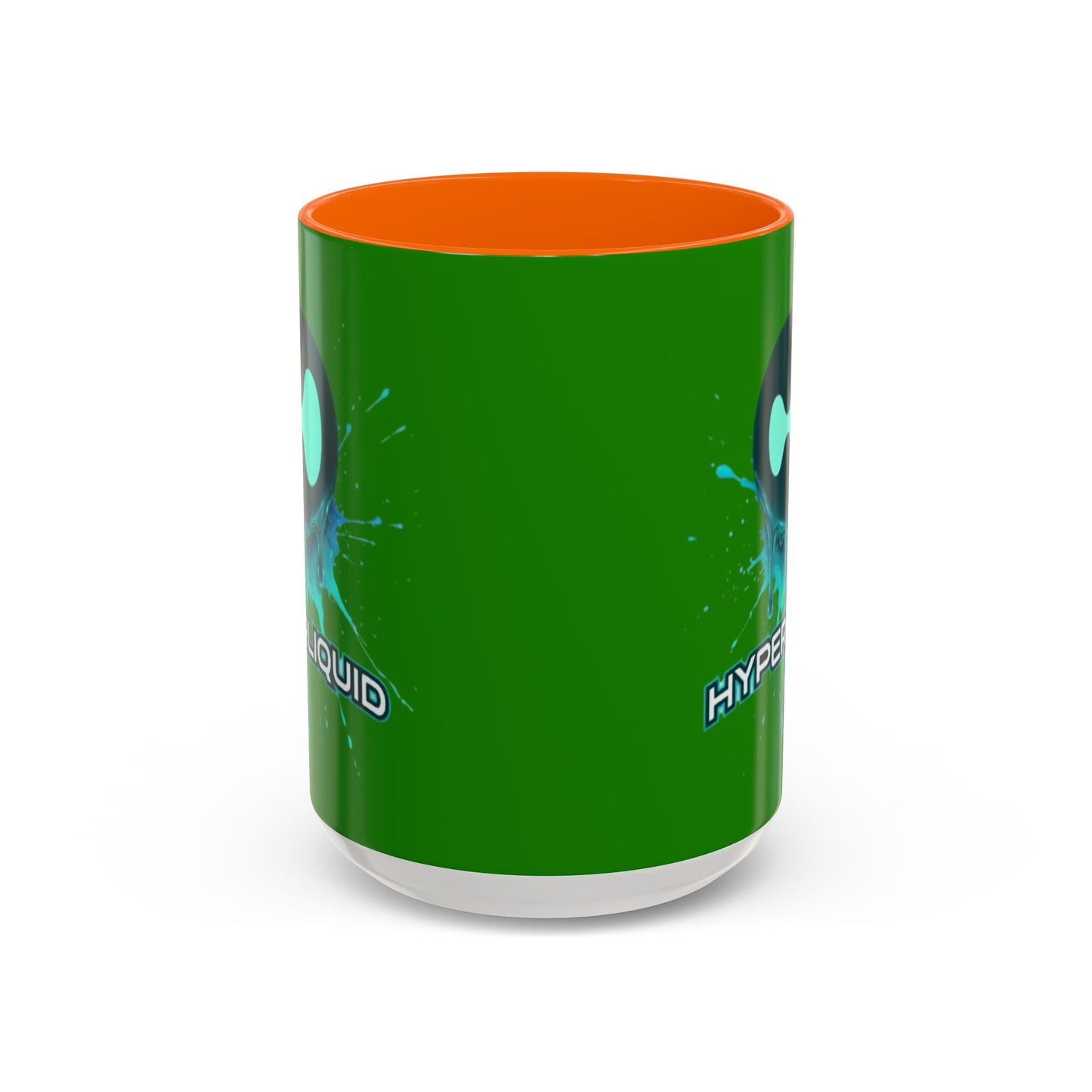 HYPE Drip Green Accent Mug by cypherpunkgear.com