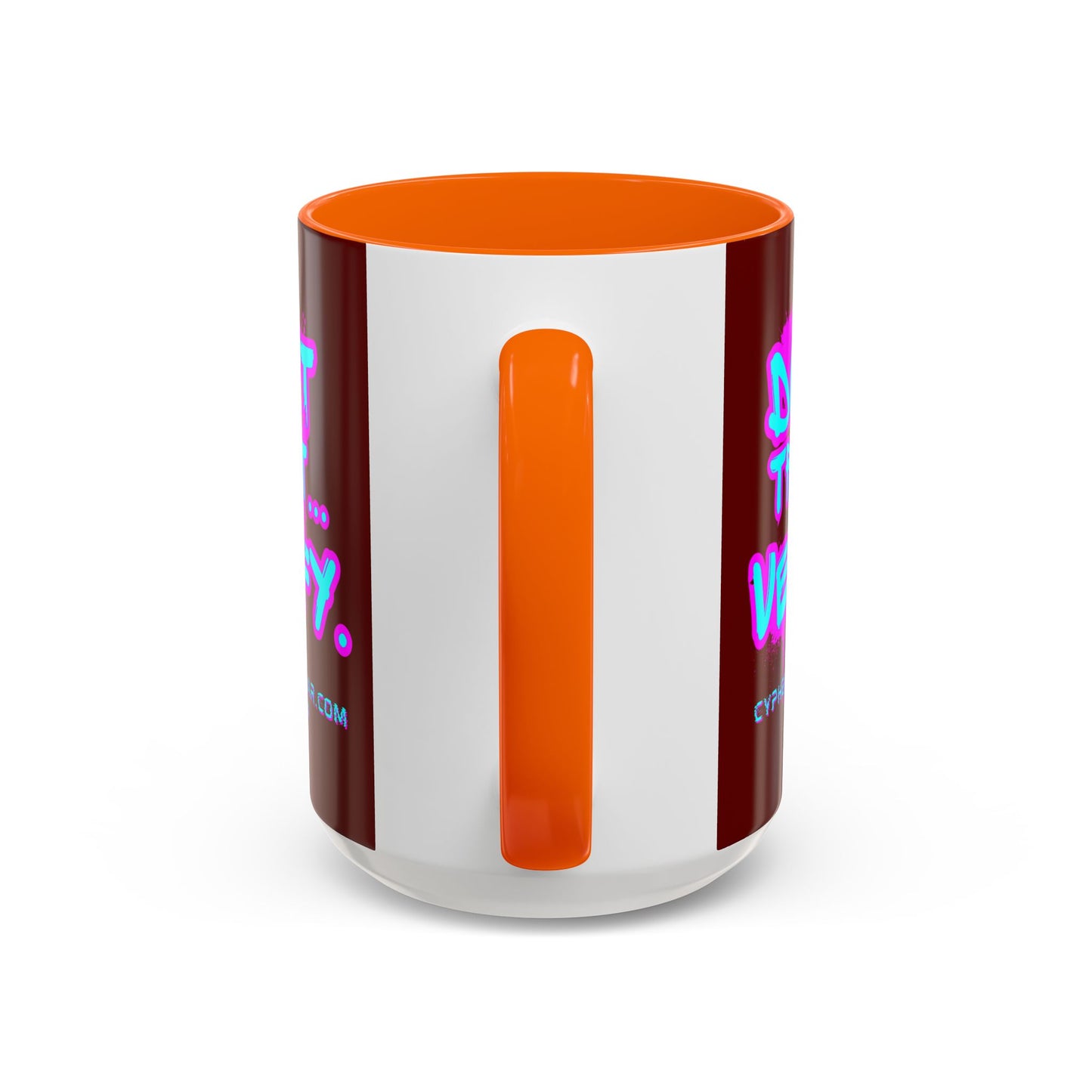 Don't Trust...Verify. Red Accent Mug by cypherpunkgear.com