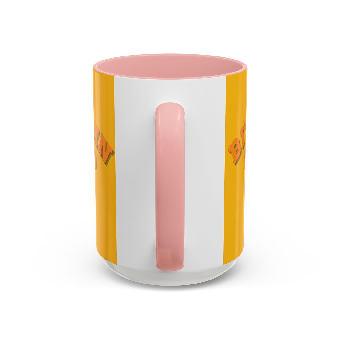 Bitcoin 2009 Yellow Accent Mug by cypherpunkgear.com