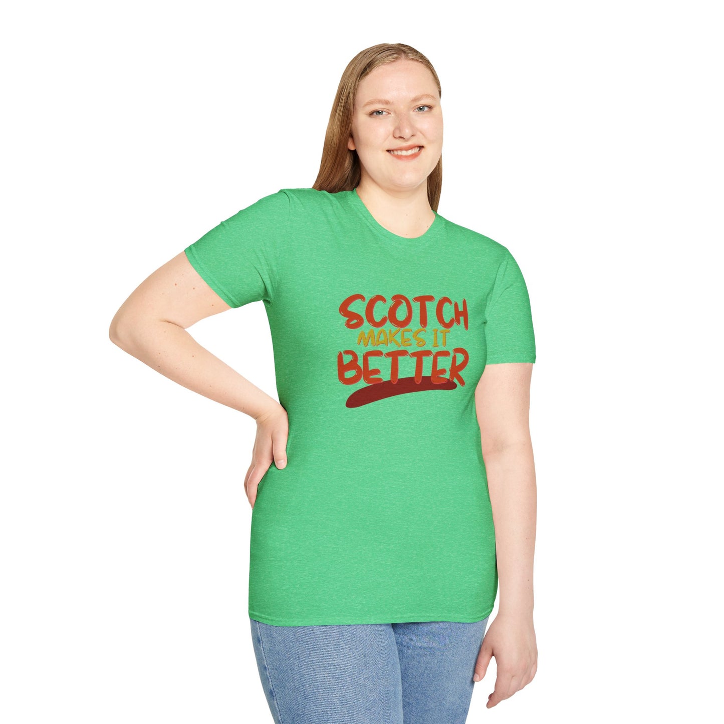 ¡Scotch lo mejora con cypherpunkgear! Camiseta unisex de estilo suave