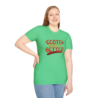 ¡Scotch lo mejora con cypherpunkgear! Camiseta unisex de estilo suave