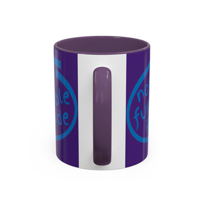 Non-Fungible Inside Purple Accent Mug by cypherpunkgear.com