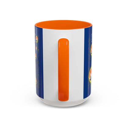 Monero (XMR) don't assume your freedoms are assured Blue Accent Mug by cypherpunkgear.com