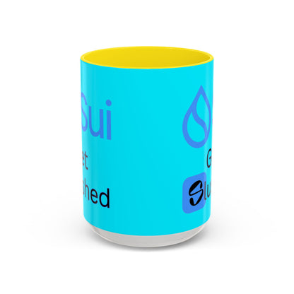 Sui: Get Slushed Light Blue Accent Mug by cypherpunkgear.com