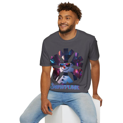 Snowpunk Dark colors Unisex T-Shirt by cypherpunkgear.com