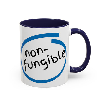 Nonfungible Accent Mug by cypherpunkgear