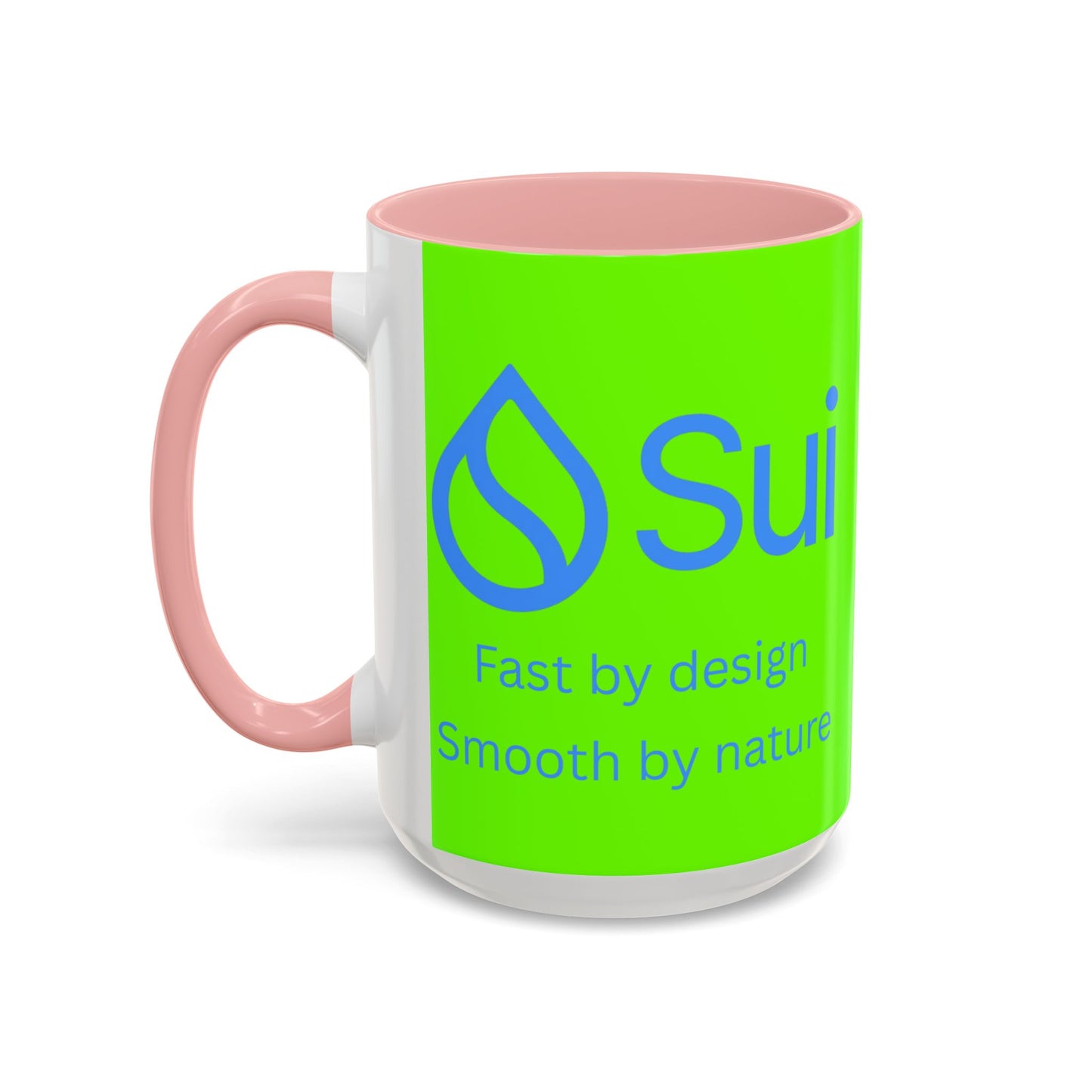 SUI Green Accent Mug by cypherpunkgear.com