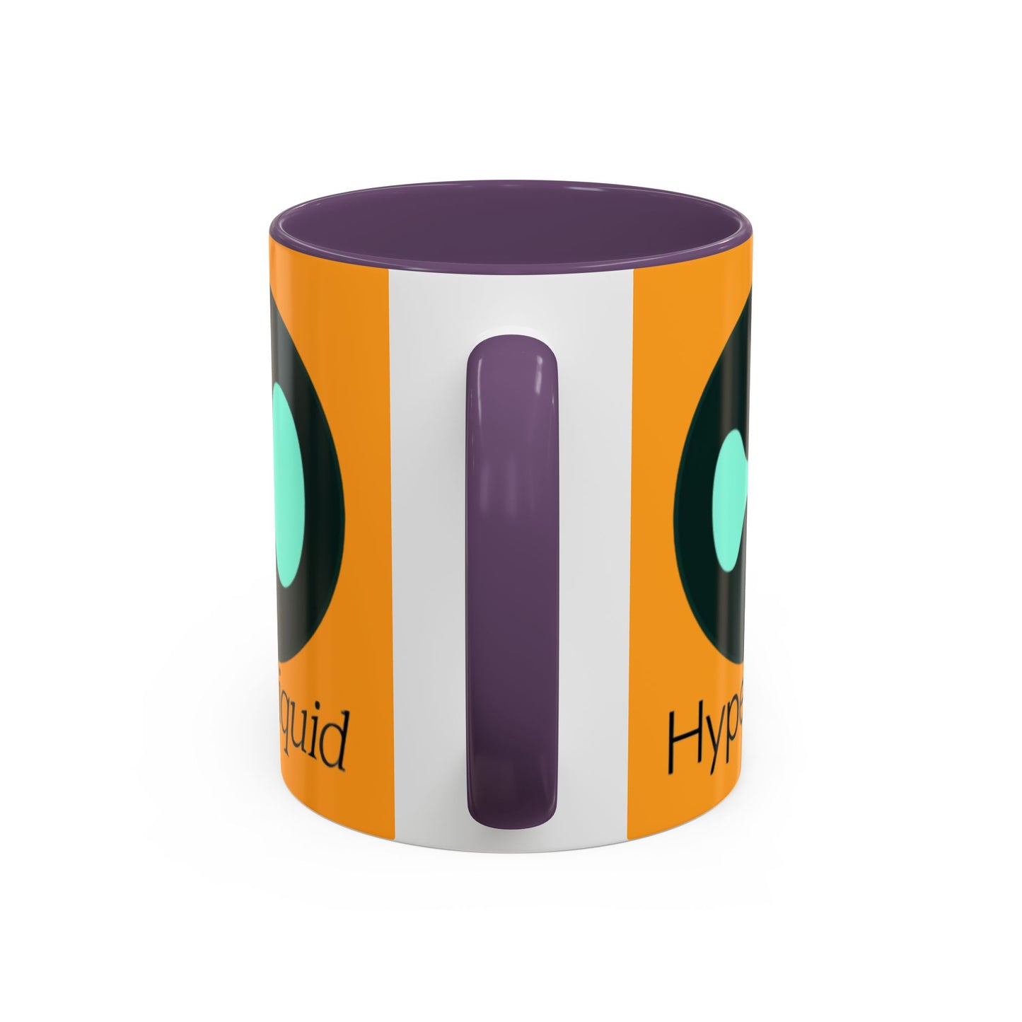 Hyperliquid Black font Orange Accent Mug by cypherpunkgear.com