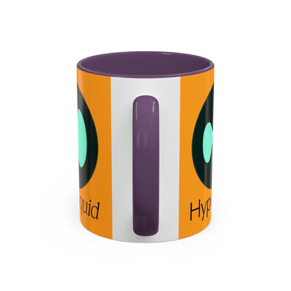 Hyperliquid Black font Orange Accent Mug by cypherpunkgear.com