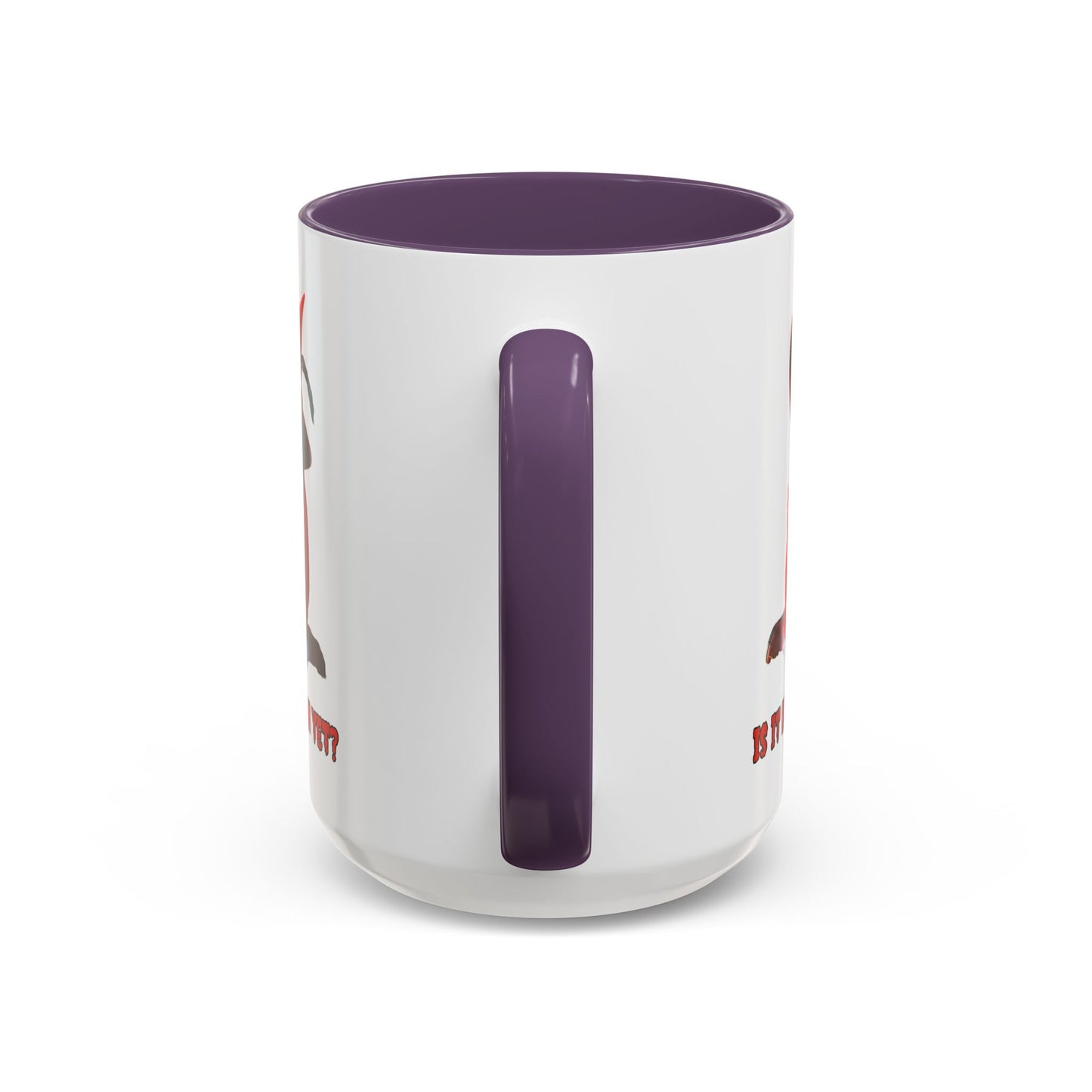 Is it Halloween yet? White Accent Mug by CreepyCrafts.boo