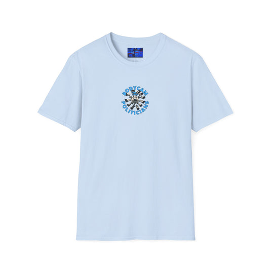 ¡BodyCam ThePoliticians de 2 caras de cypherpunkgear! Camiseta unisex de estilo suave