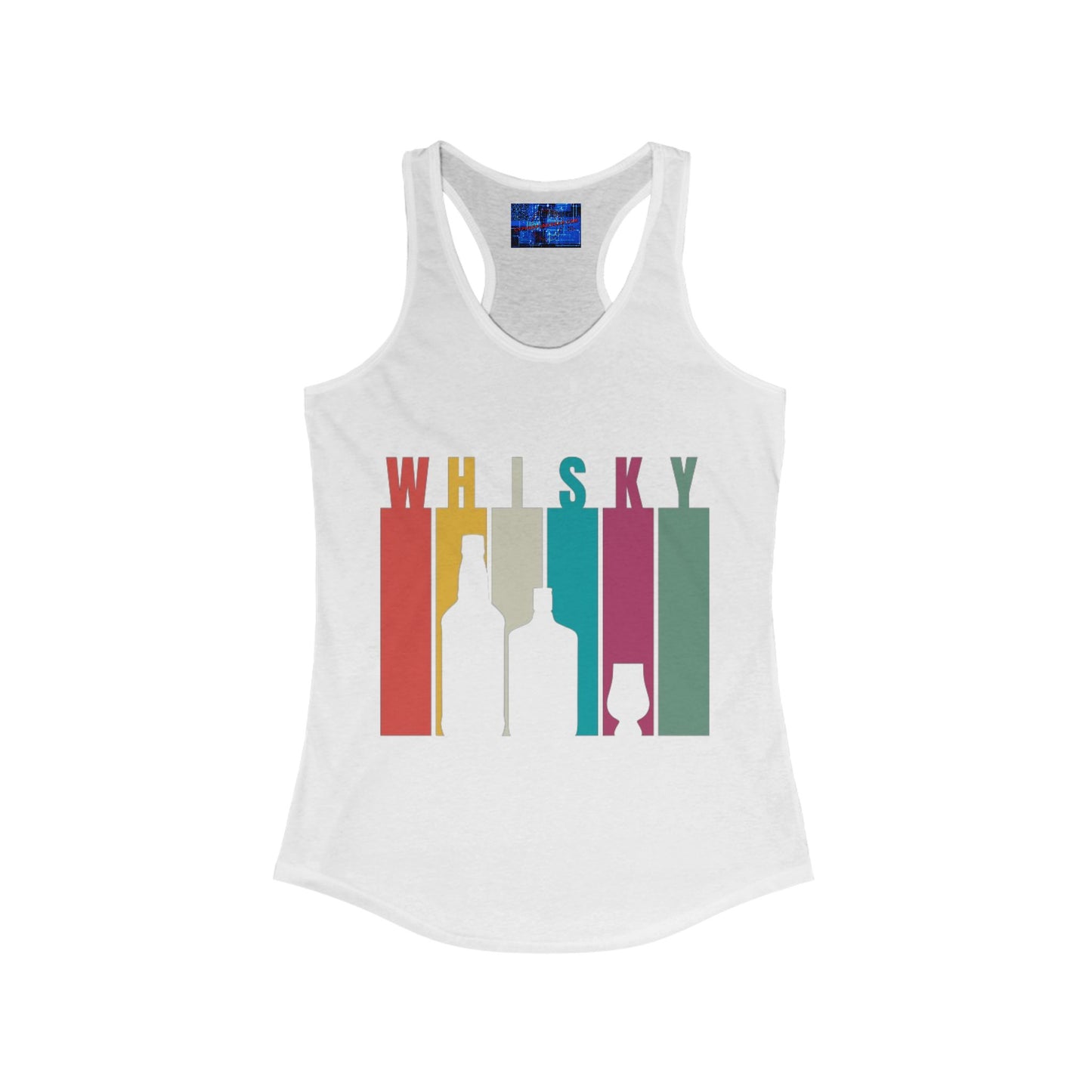 Whisky spelled without an 'e' Women's Racerback Tank Top by cypherpunkgear.com