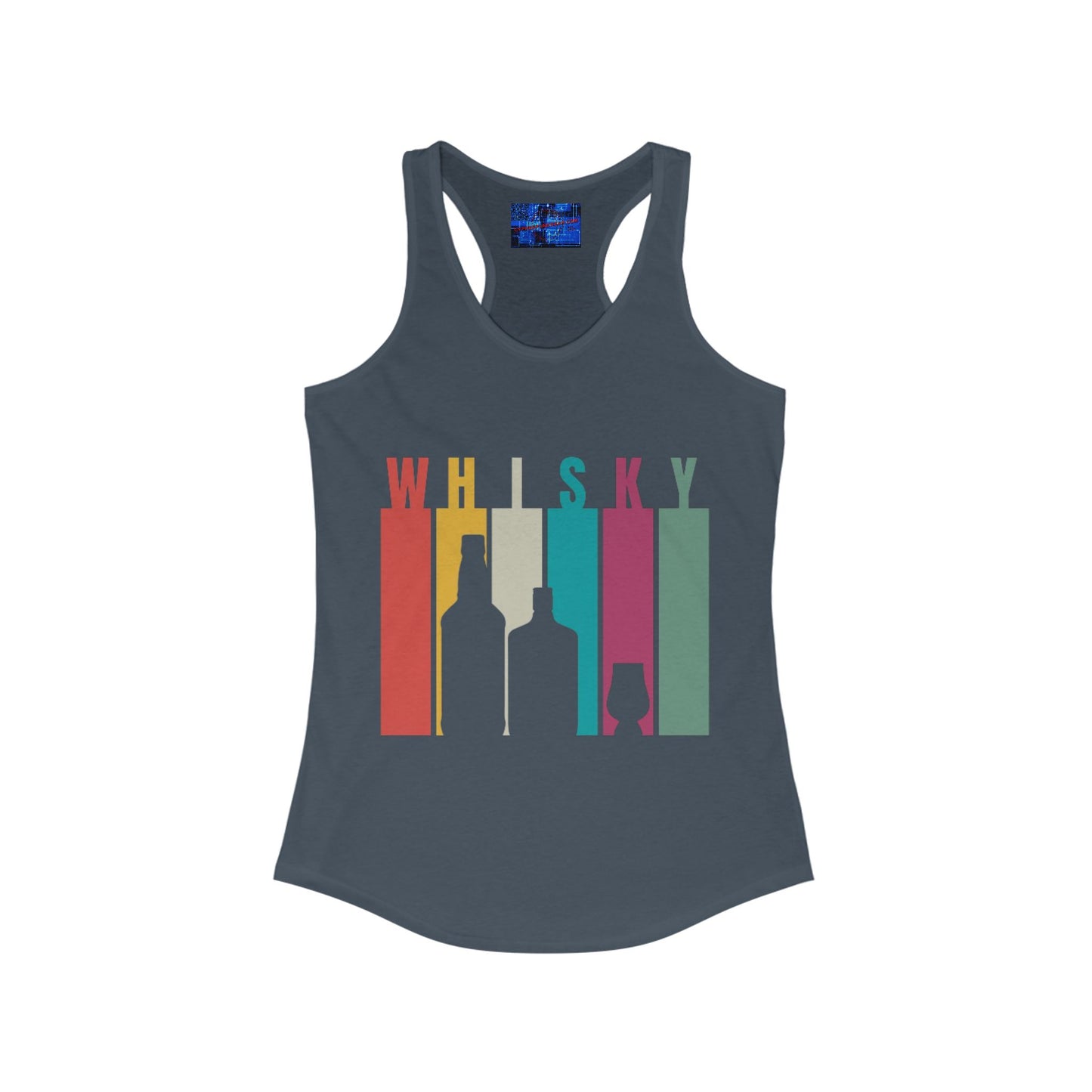 Whisky spelled without an 'e' Women's Racerback Tank Top by cypherpunkgear.com