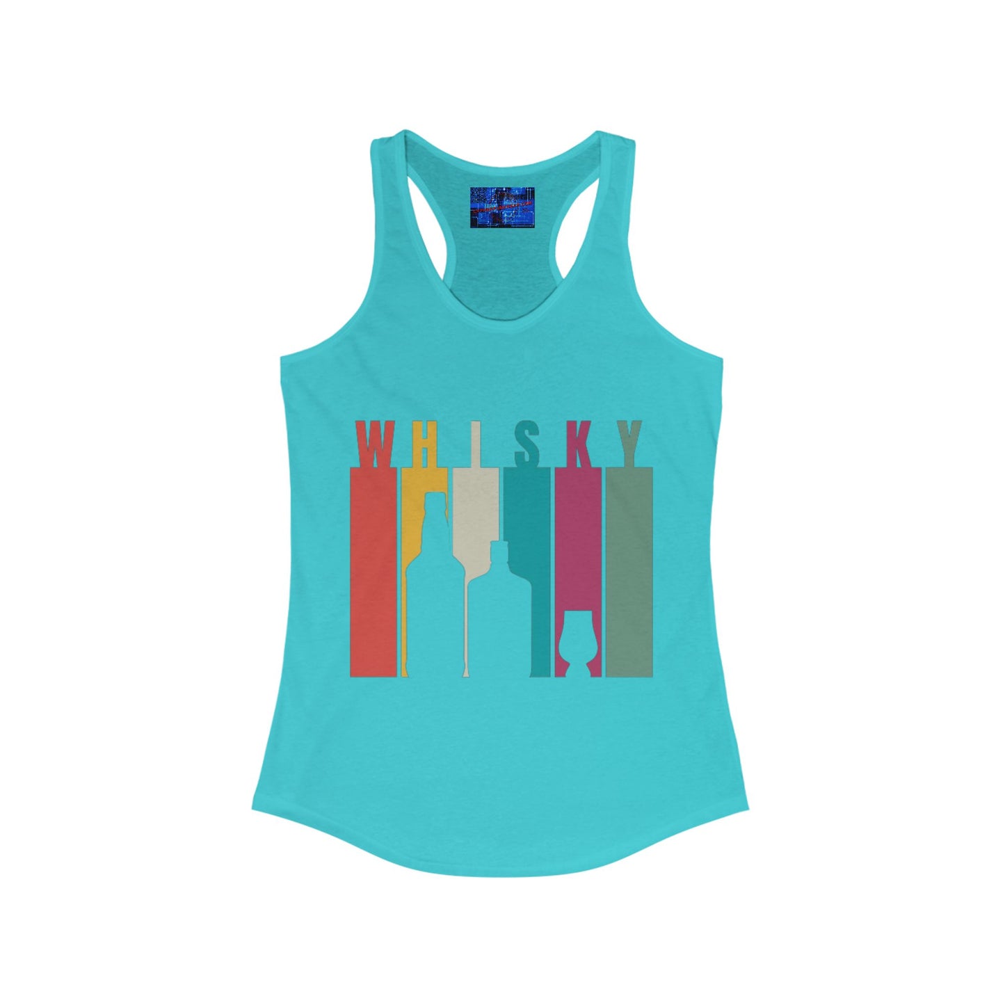 Whisky spelled without an 'e' Women's Racerback Tank Top by cypherpunkgear.com