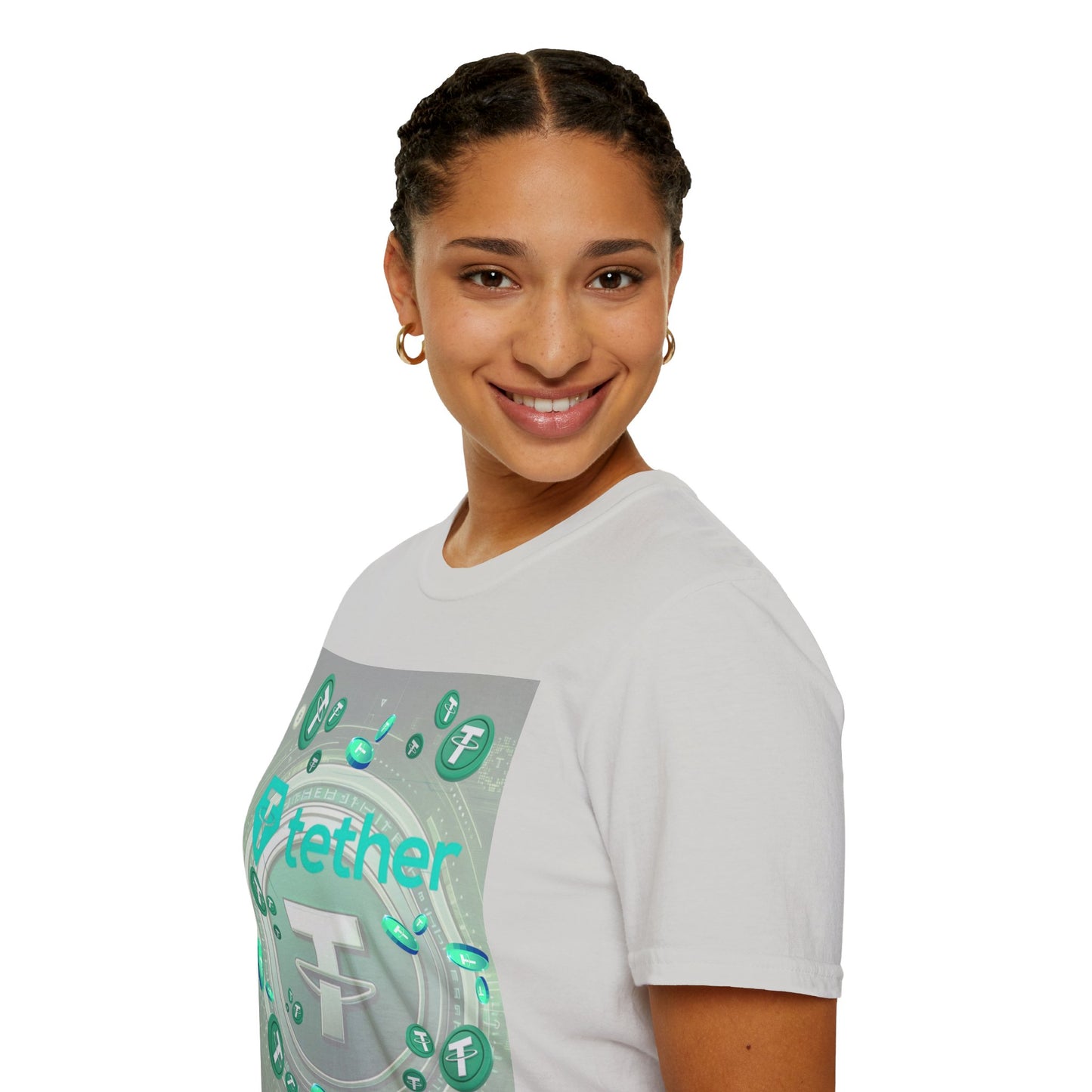 Tether LTcolors Unisex T-Shirt by cypherpunkgear.com