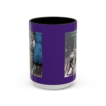 2-sided, Scabby Road Purple Accent Mug by CreepyCrafts.boo
