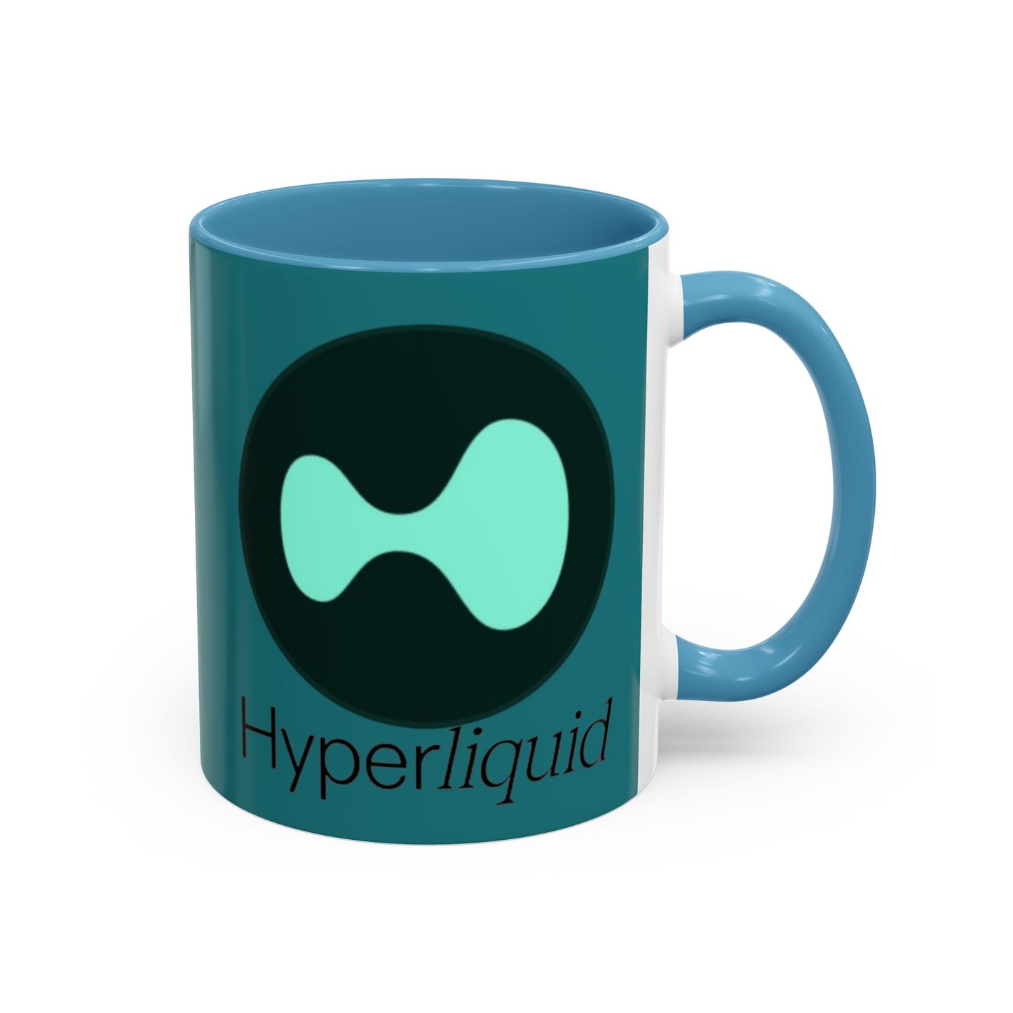 Hyperliquid Black font Hyperliquid Accent Mug by cypherpunkgear.com