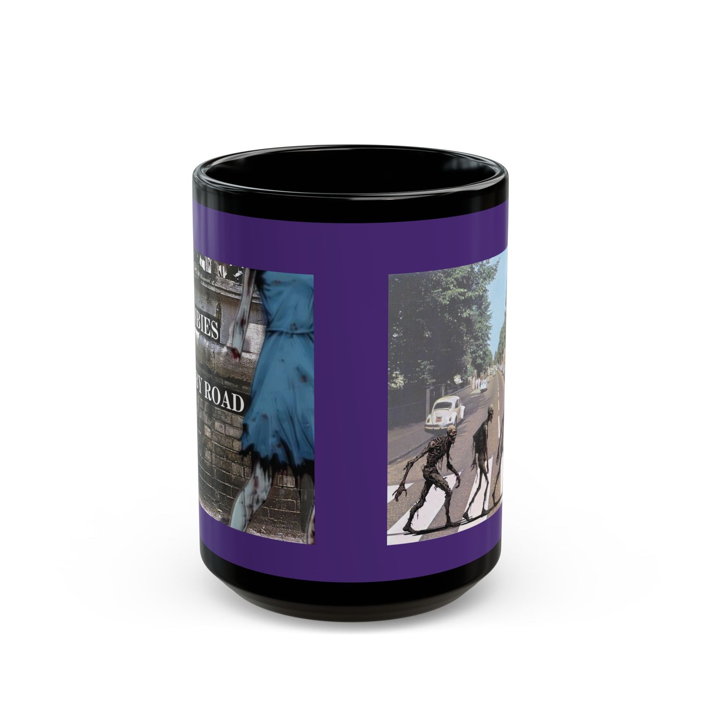 2-sided, Scabby Road Purple Mug by CreepyCrafts.boo