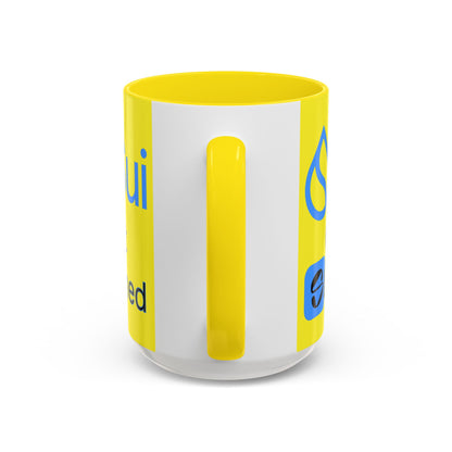 Sui: Get Slushed Yellow Accent Mug by cypherpunkgear.com
