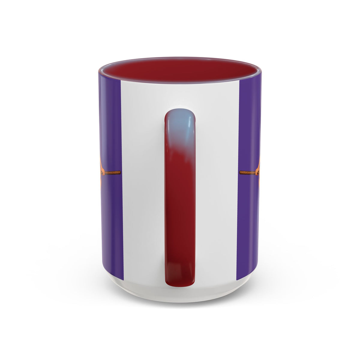 Hazel Hex Purple Accent Mug by CreepyCrafts.boo