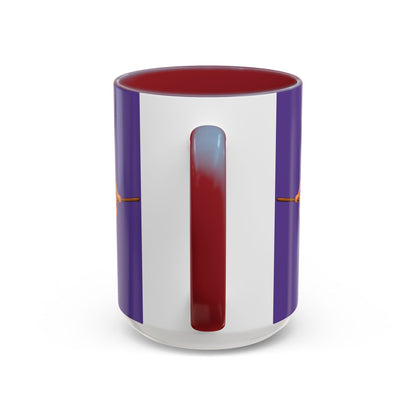 Hazel Hex Purple Accent Mug by CreepyCrafts.boo