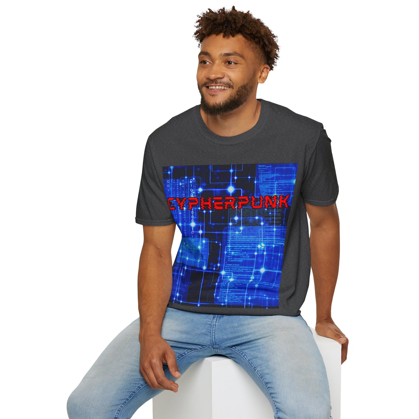 Cypherpunk Dark colors Unisex T-Shirt by cypherpunkgear.com