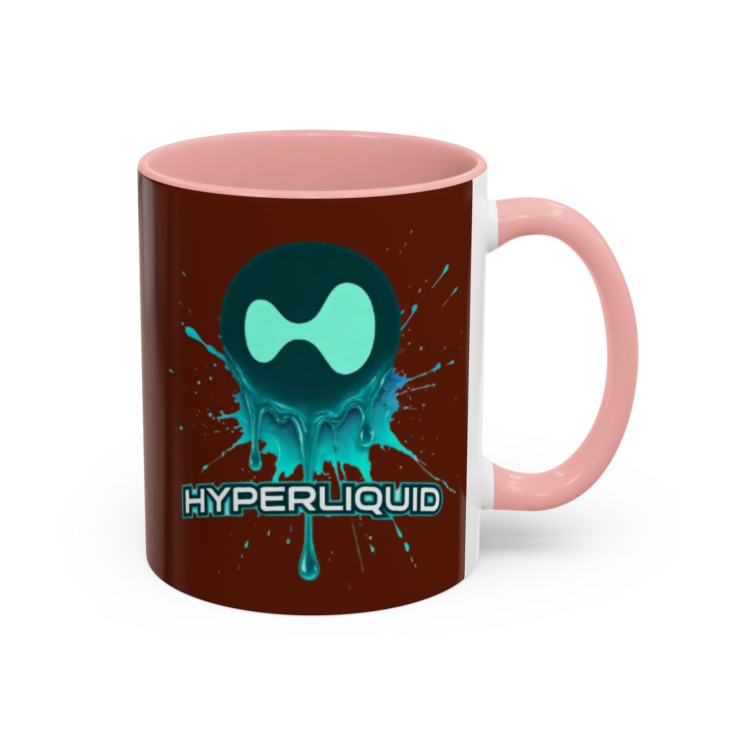 HYPE Drip Brown Accent Mug by cypherpunkgear.com