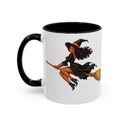 Velvet Vex White Accent Mug by CreepyCrafts.boo
