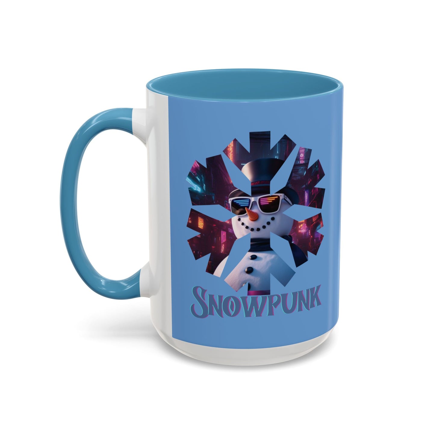 Snowpunk Accent Mug by cypherpunkgear