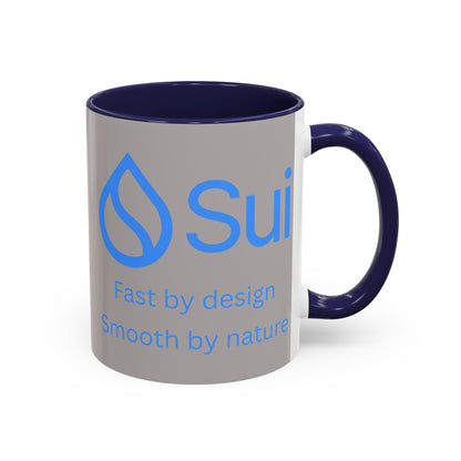 SUI Grey Accent Mug by cypherpunkgear.com