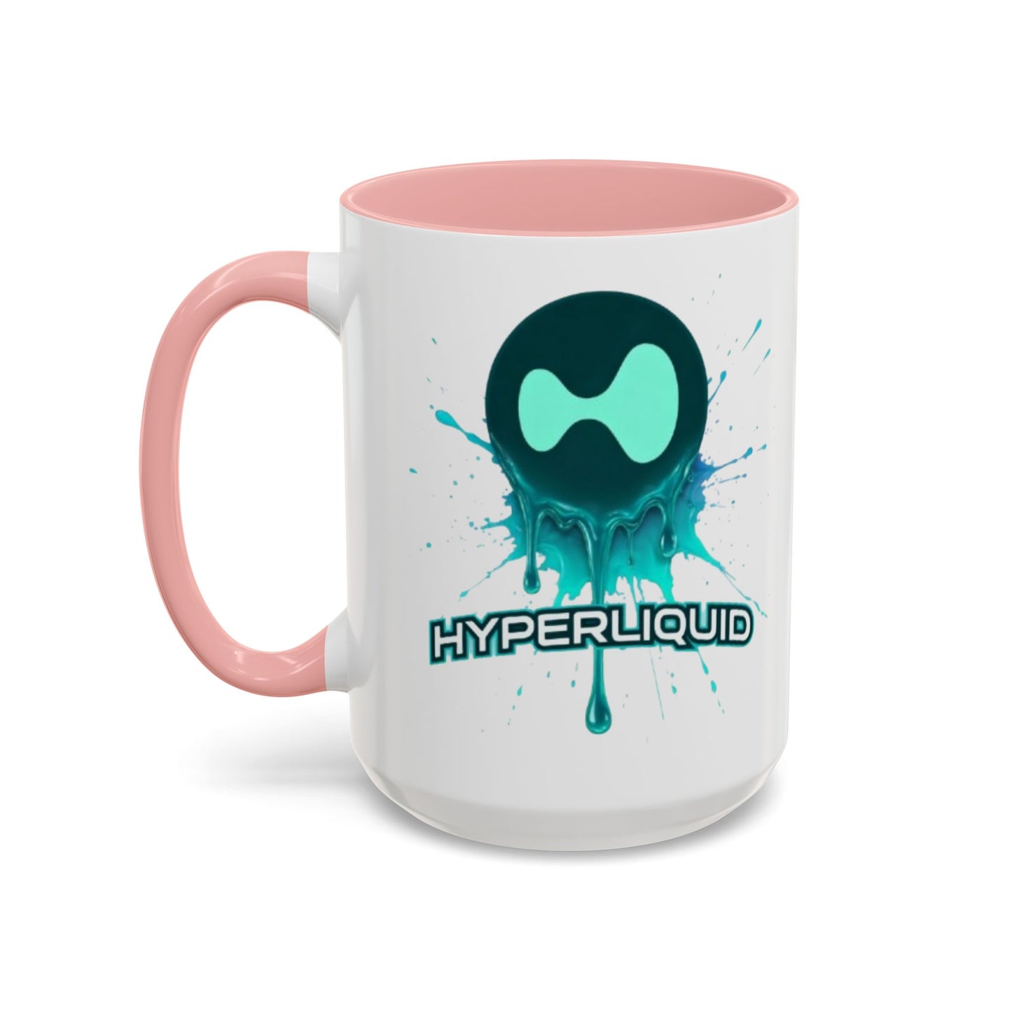 HYPE Drip White Accent Mug by cypherpunkgear.com