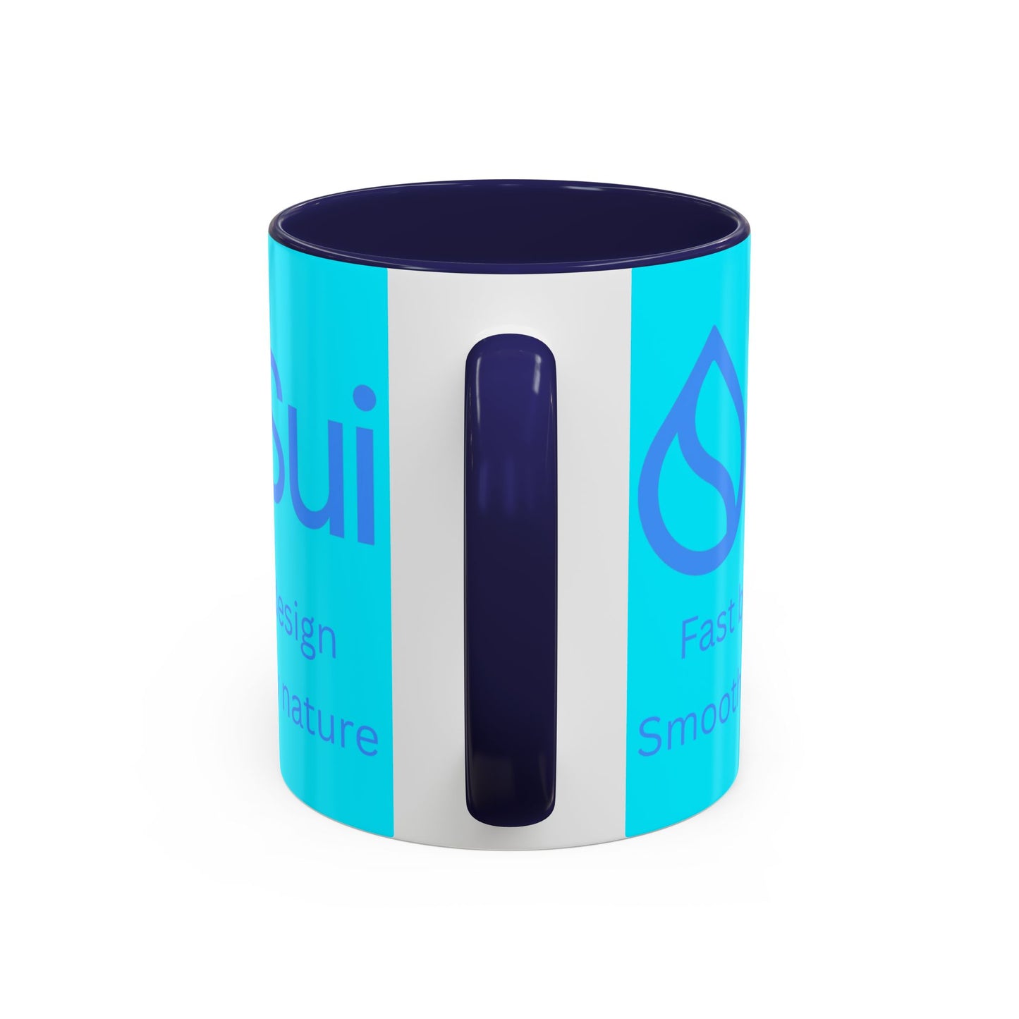 SUI Light Blue Accent Mug by cypherpunkgear.com