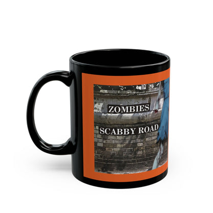 2-sided, Scabby Road Orange Mug by CreepyCrafts.boo