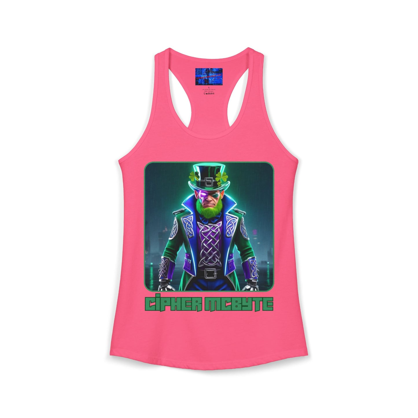 Cipher McByte Women's Racerback Tank Top by cypherpunkgear.com