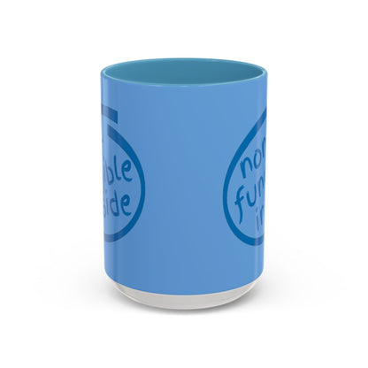 Non-Fungible Inside Light Blue Accent Mug by cypherpunkgear.com