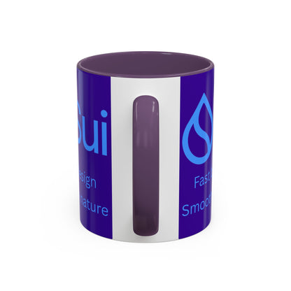 SUI Purple Accent Mug by cypherpunkgear.com