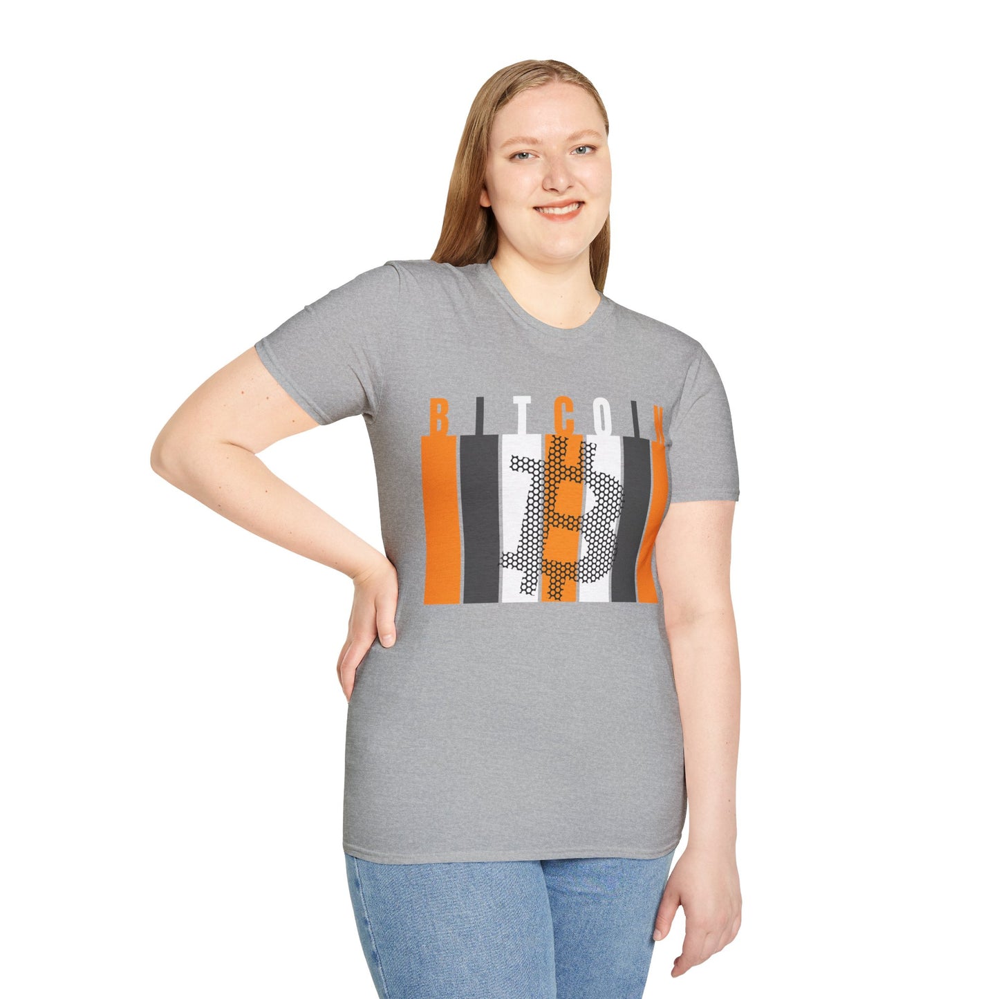 Bitcoin (BTC) Freedom Light colors Unisex T-Shirt by cypherpunkgear.com