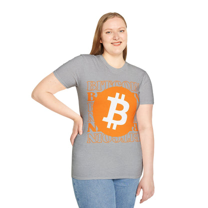 Bitcoin Bitcoin Bitcoin (BTC) Light colors Unisex T-Shirt by cypherpunkgear.com