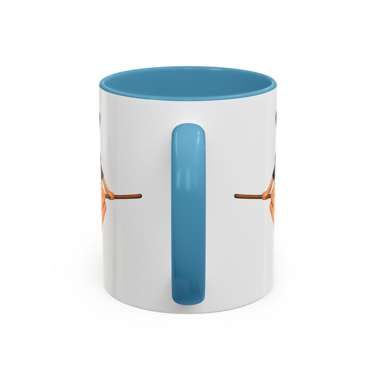 Hazel Hex White Accent Mug by CreepyCrafts.boo