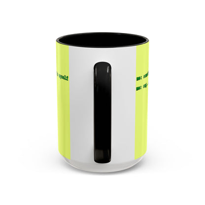 Sometimes I talk to myself - me: omg...same Yellow Accent Mug by cypherpunkgear.com