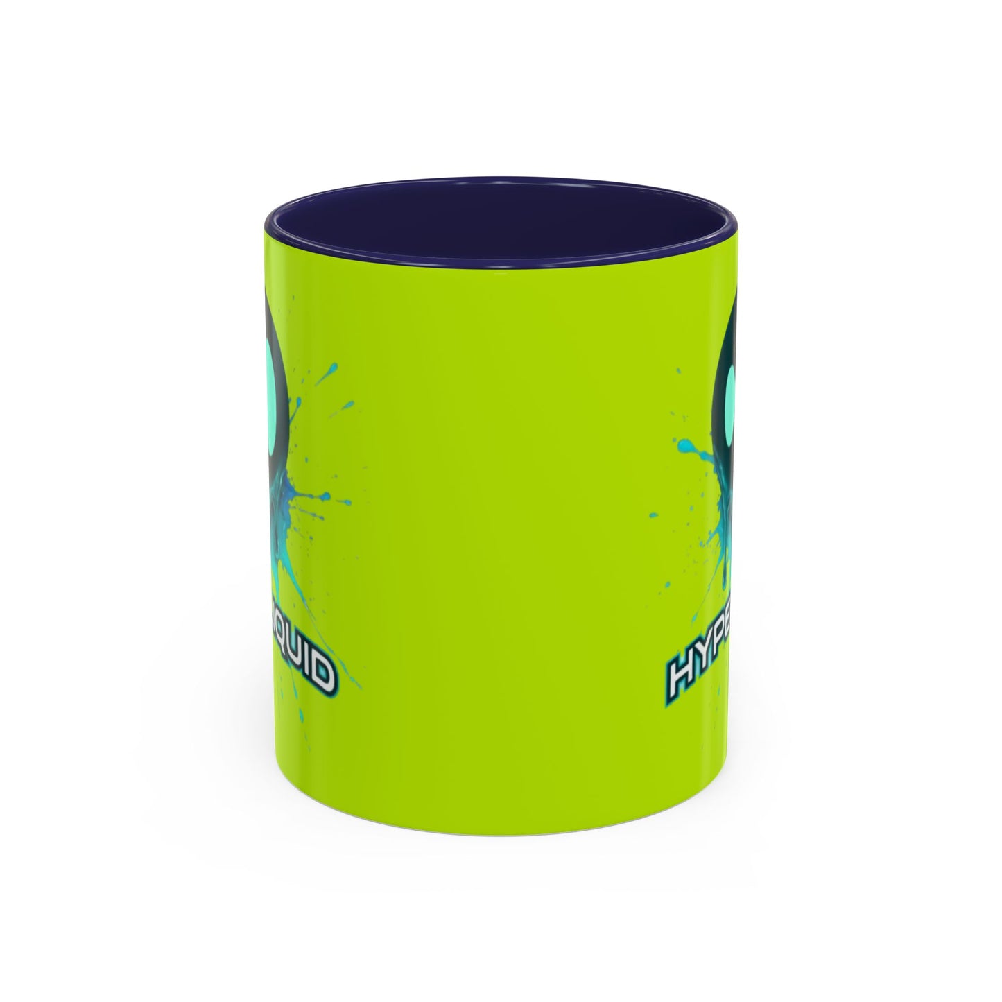 HYPE Drip Yellow Accent Mug by cypherpunkgear.com