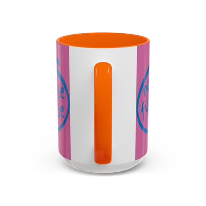 Non-Fungible Inside Pink Accent Mug by cypherpunkgear.com