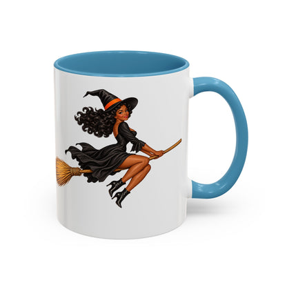 Velvet Vex White Accent Mug by CreepyCrafts.boo
