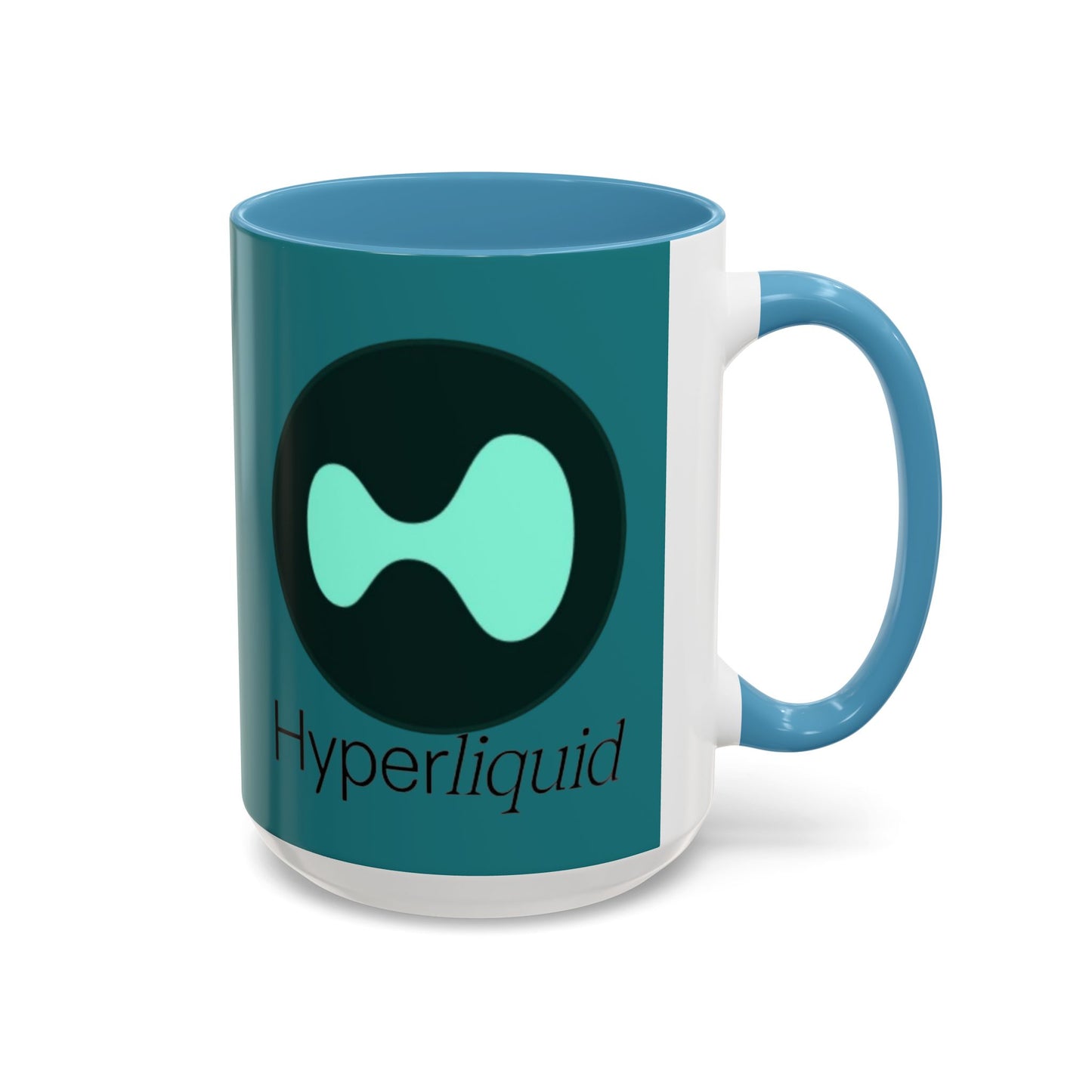 Hyperliquid Black font Hyperliquid Accent Mug by cypherpunkgear.com