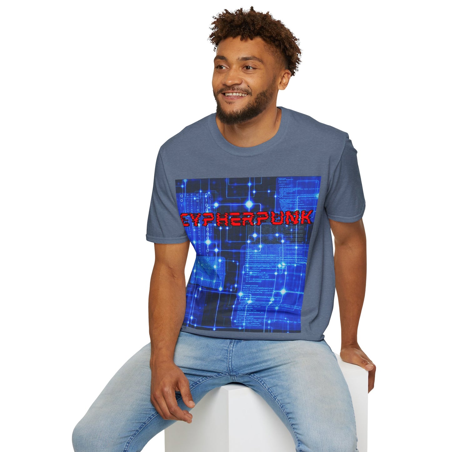 Cypherpunk Dark colors Unisex T-Shirt by cypherpunkgear.com