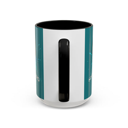 HYPE Drip Hyperliquid Accent Mug by cypherpunkgear.com