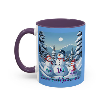 Snowman Family of 3 Accent Mug by cypherpunkgear.com